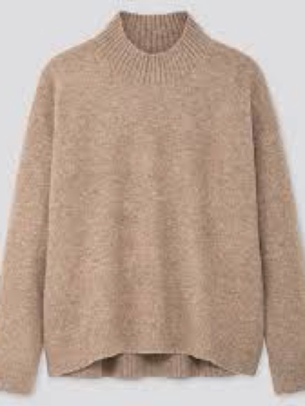 Uniqlo Soufflé Yarn Mock Neck Sweater
